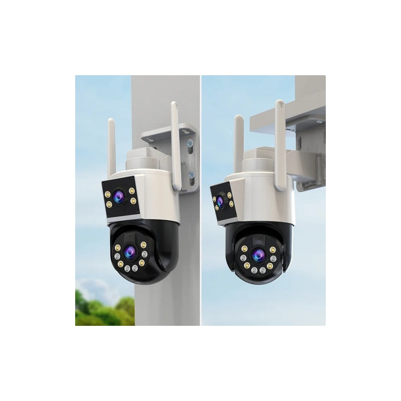 Câmara de Vigilância Exterior Jortan com Visão Nocturna a Cores