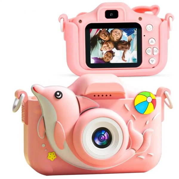 Câmara Digital Infantil com Design de Golfinho