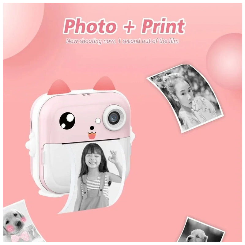 Câmara Digital Infantil com Impressão Instantânea