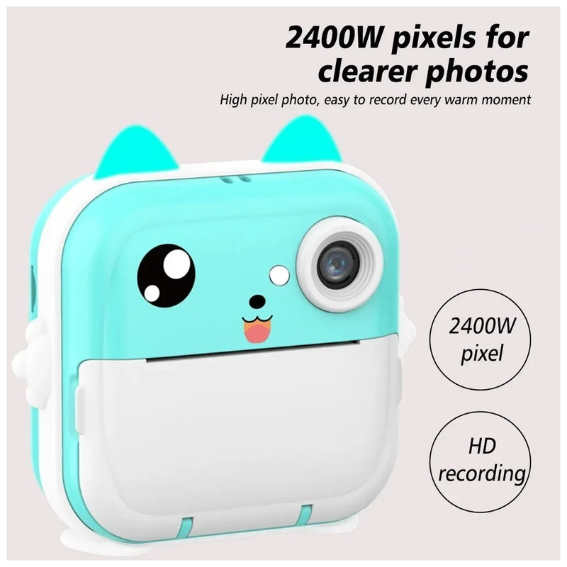Câmara Digital Infantil com Impressão Instantânea