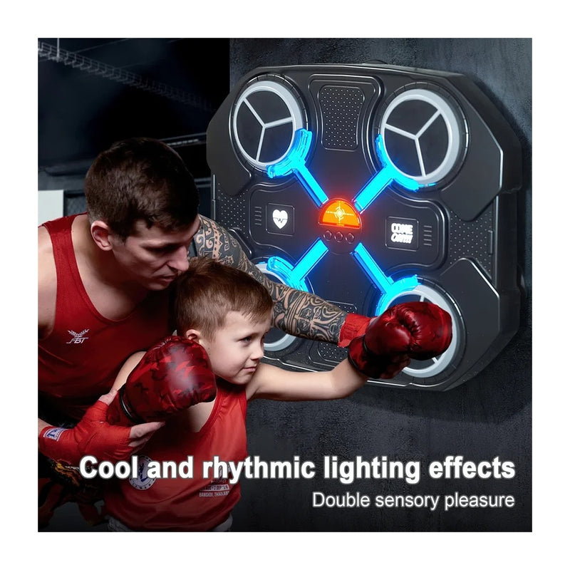 Conjunto de Boxe Interativo com Luzes e Sons