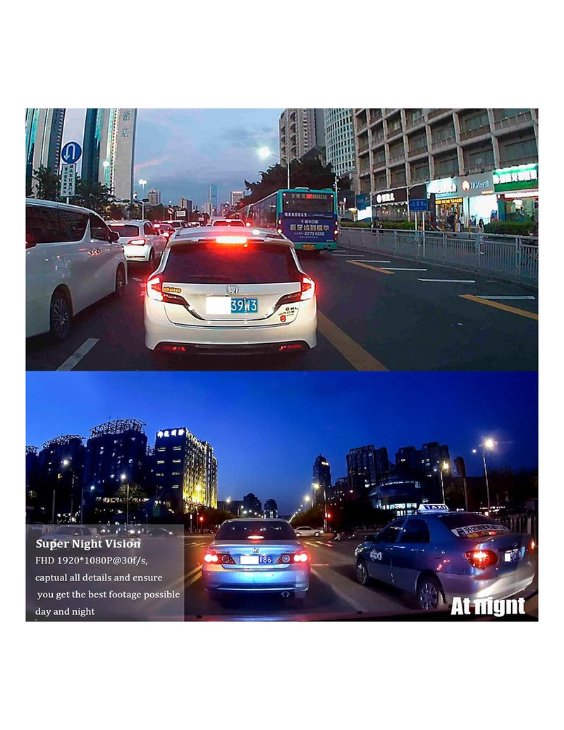 Espelho Retrovisor com Câmara de Gravação Full HD