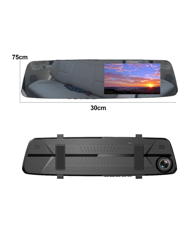 Espelho Retrovisor com Câmara de Gravação Full HD